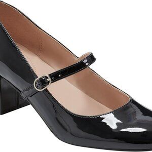 Women's Pump Synthetic Rubber Sole Adjustable Buckle Almond Toe Comfortable